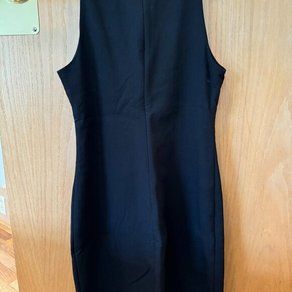 EUC Dynamite Fringe Black Knee-Length Dress - Picture 3 of 4
